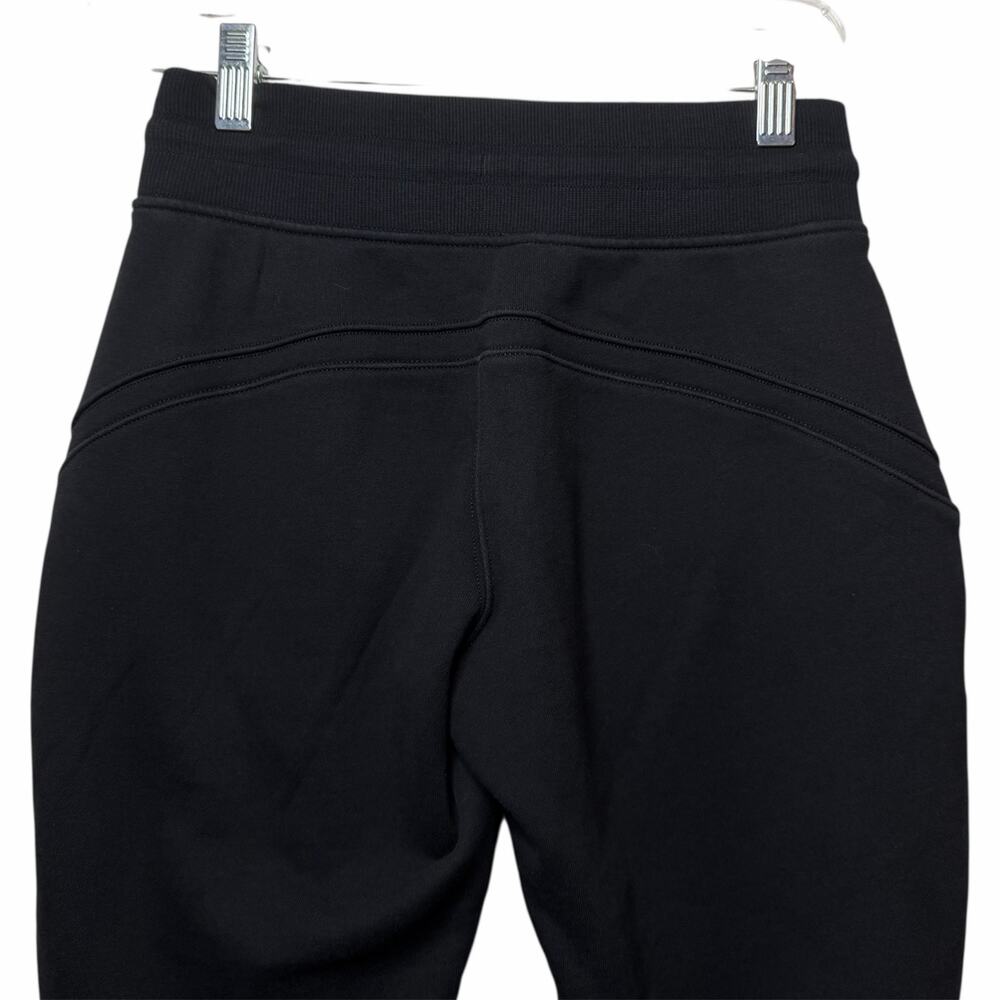 Lululemon Black Relaxed Jogger Sweatpants Drawstring Lounge Size 2 Athleisure - Picture 5 of 10
